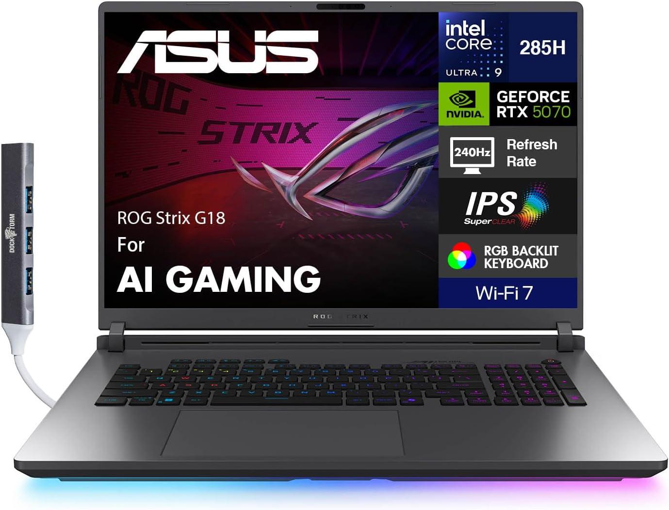 ROG Strix G18 - KI-Workstation für Profis, hohes TGP, Flaschenhals ade