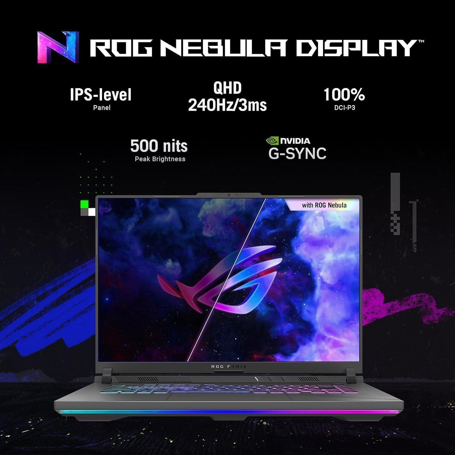 ROG Strix G16 - Rendering-Monster f. KI/3D, Bottleneckfrei, hohe TGP